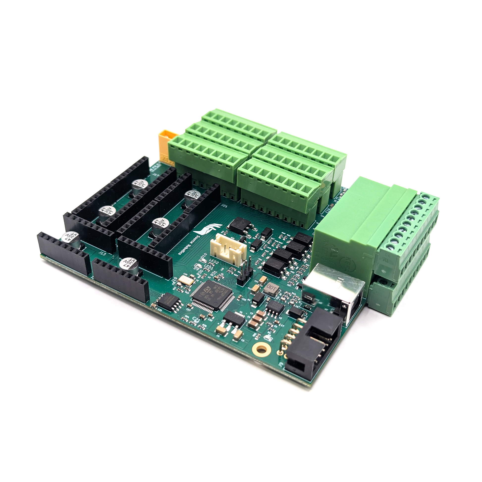 control board for control of PAROL6 robotic arm (no stepper drivers)