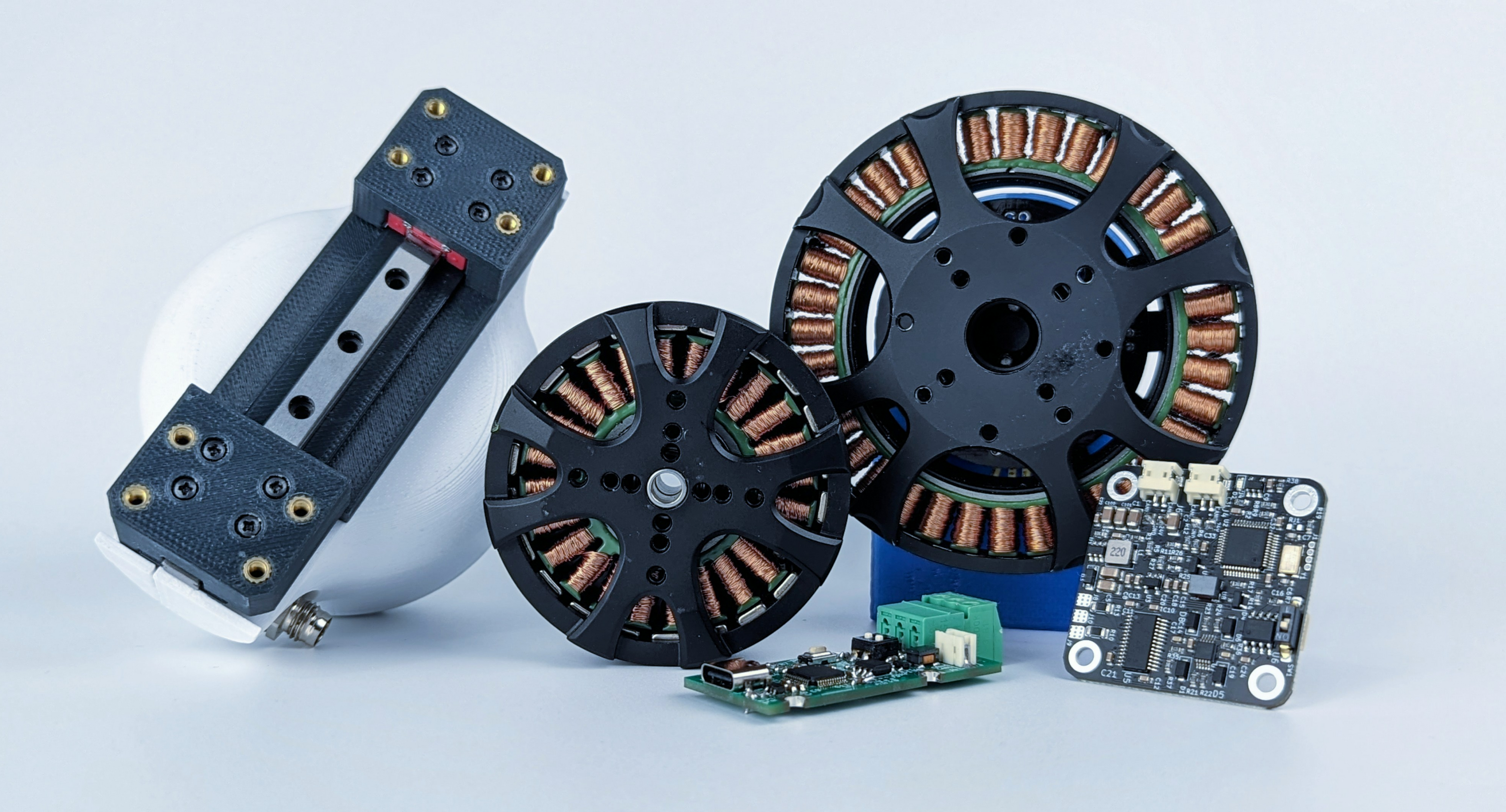 Source robotics motors and motor controllers